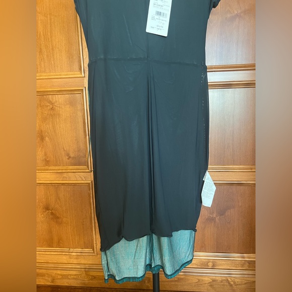 MaxMara Dress Cap Sleeves Emerald Green Size 12 - Picture 15 of 16